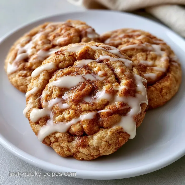 Easy Cinnamon Roll Cookies: Soft and Spiced