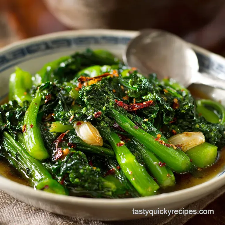 Gai Lan Chinese Broccoli Recipe: Wok-Kissed with Classic Garlic-Oyster Sauce
