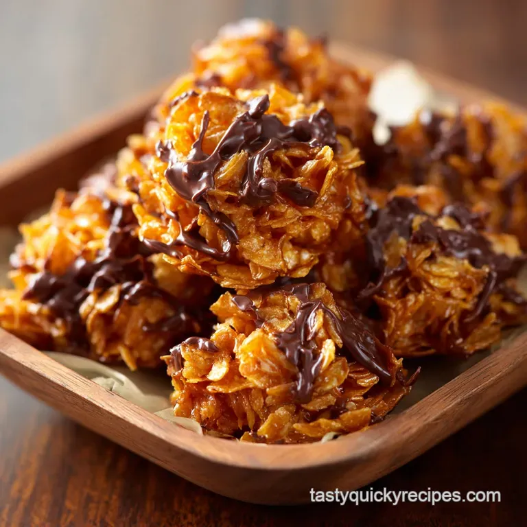 Cornflake Candy: the Nostalgic  No-Bake Cluster Recipe presentation