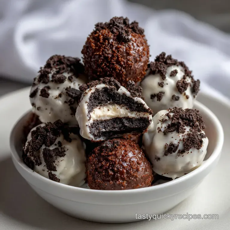 Oreo Balls: Decadent No-Bake Truffles
