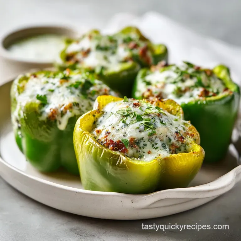 Stuffed Peppers Recipe: Savory Beef and Rice