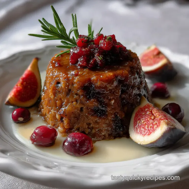 Christmas Cocktails: Figgy Pudding Fizz Recipe presentation