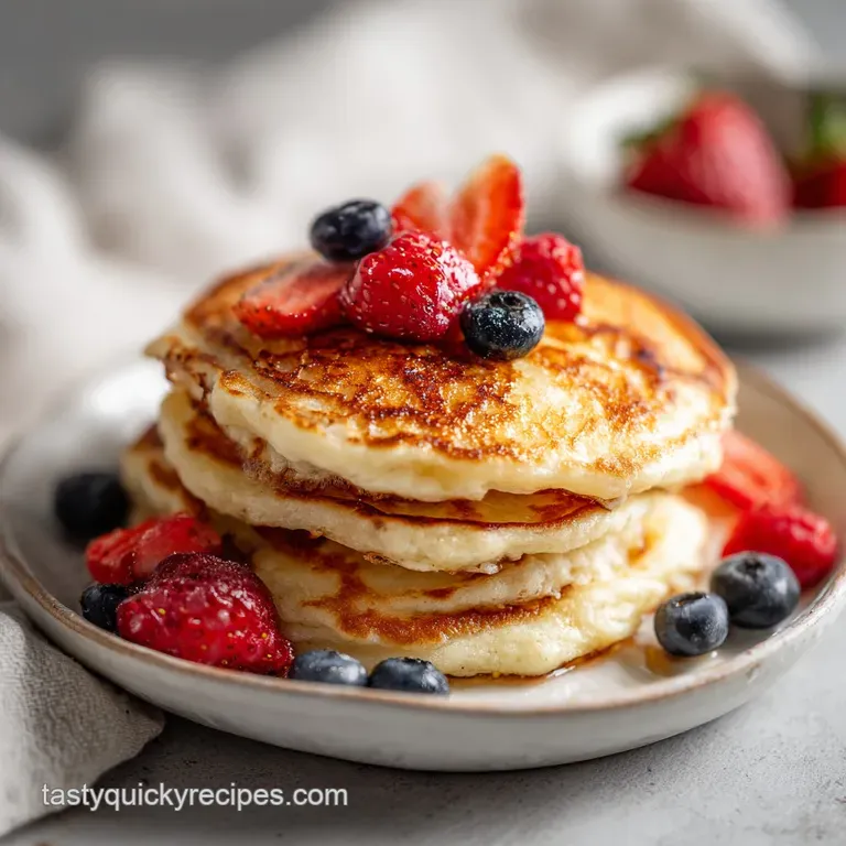 Healthy Pancakes: Fluffy and Protein-Rich