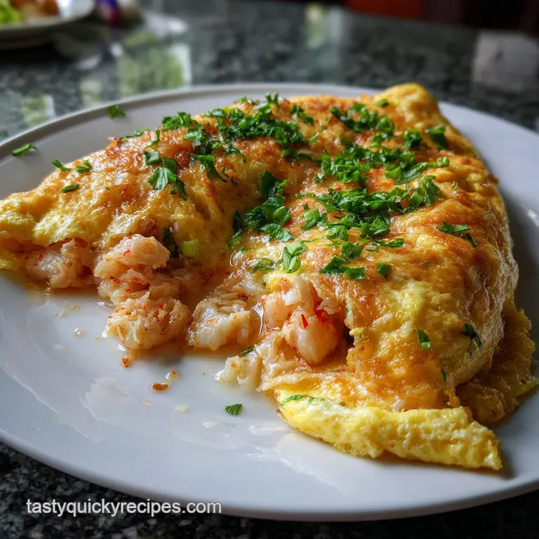 The Best Crab Omelette Recipe: Street Style Fluffy Eggs