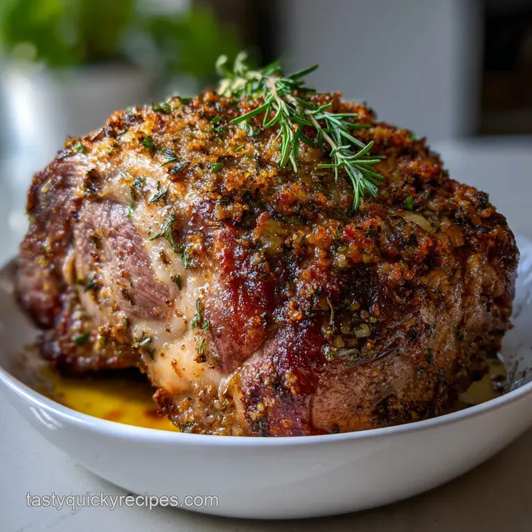 Ribeye Roast: Foolproof Herb-Crusted Perfection