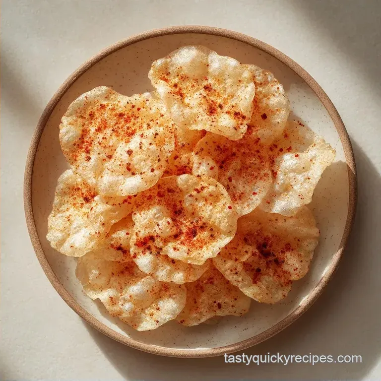 Fried Rice Paper Chips: Crispy and Airy