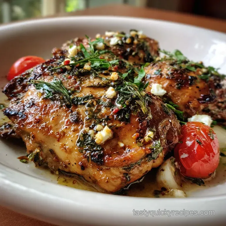 Chicken Recipe with Garlic and Herbs