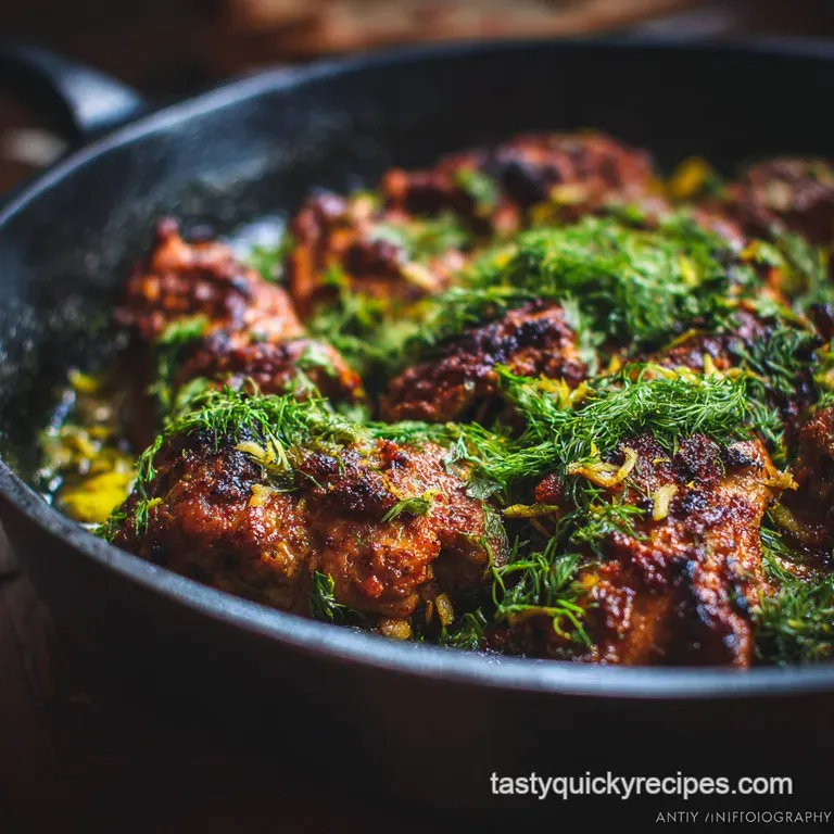 Persian Chicken: Golden Saffron Braise Recipe