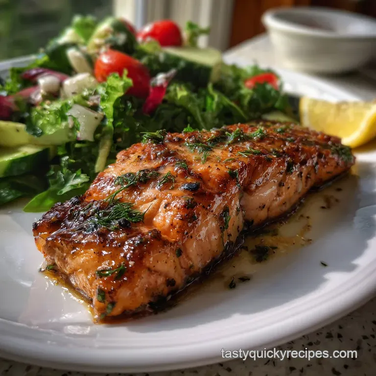 Healthy Dinner Recipe with Grilled Salmon