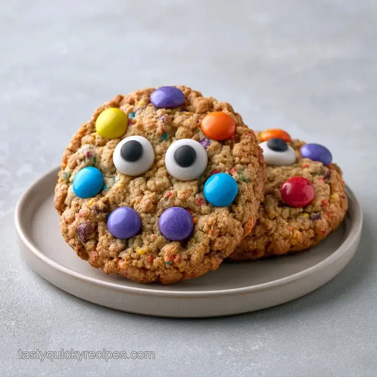 Halloween Monster Cookies in 25 Minutes