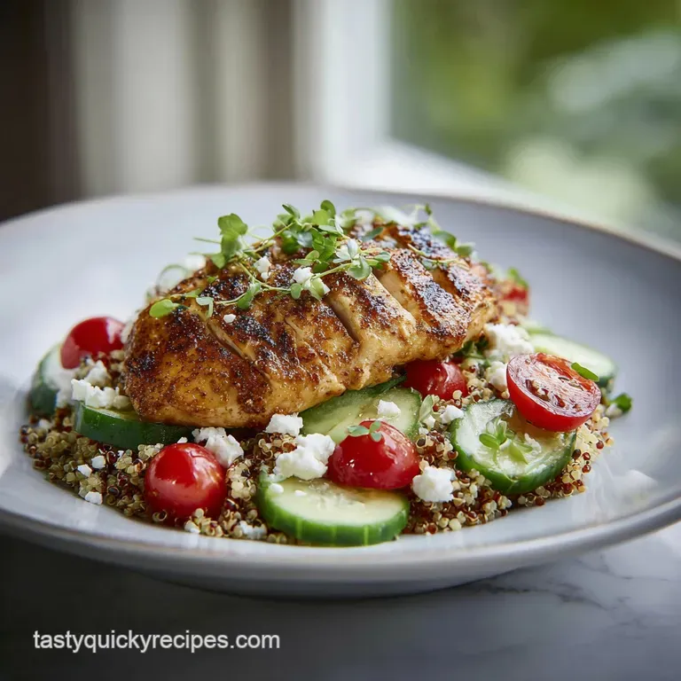 Healthy Greek Chicken Bowls: High-Protein