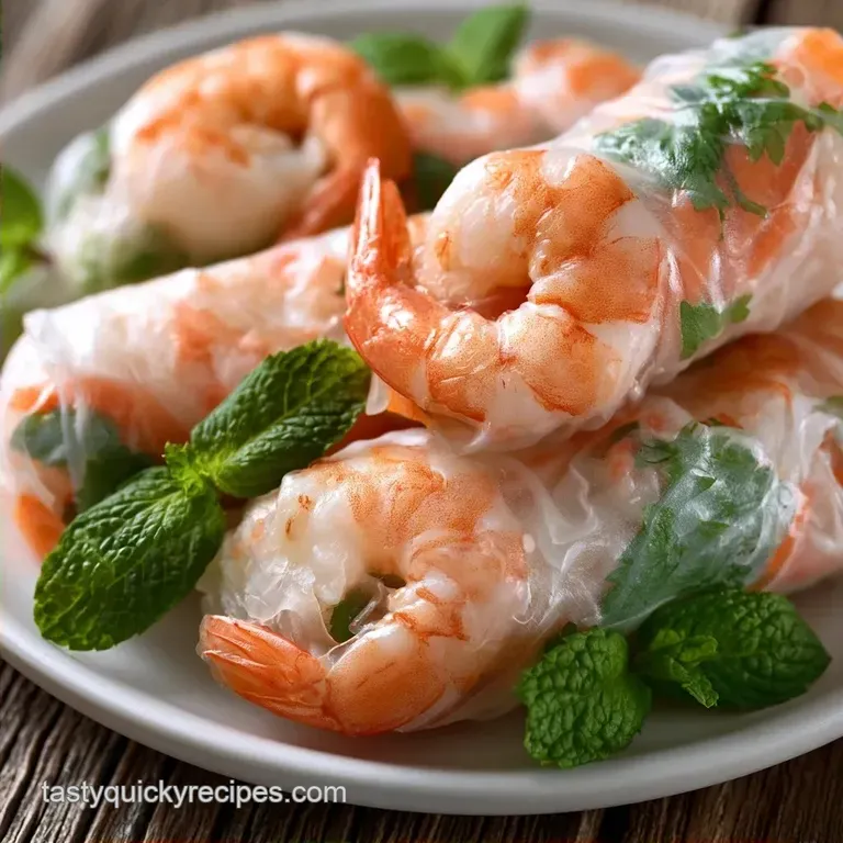Healthy Rice Paper Rolls: Fresh and Crisp