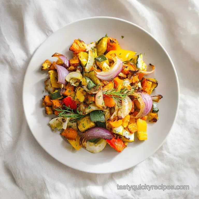 Hearty Roasted Veggie Salad: Caramelized and Satisfying