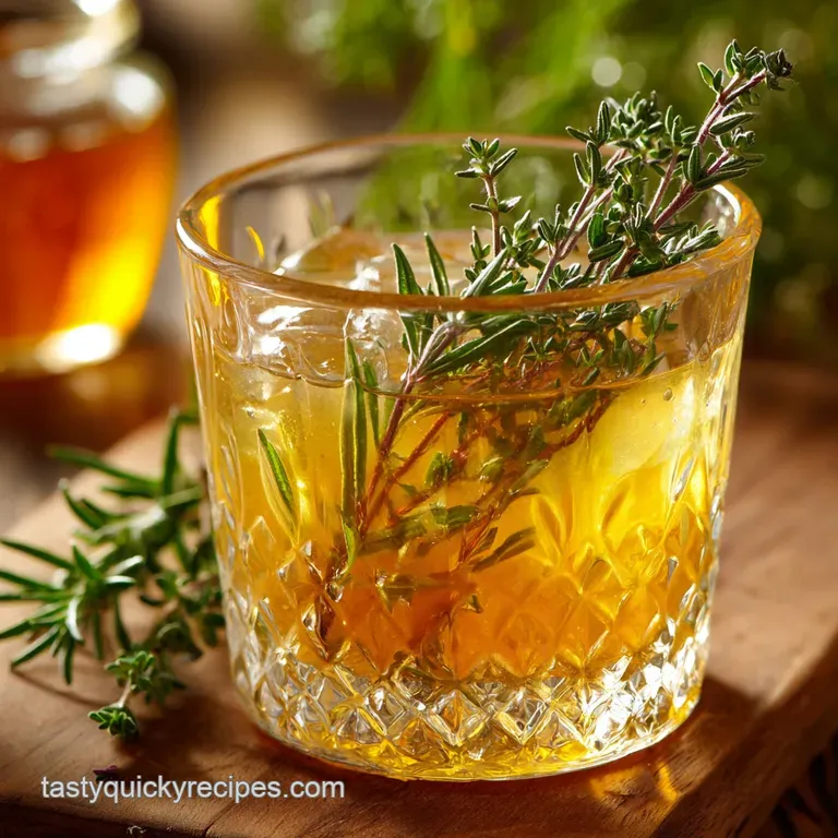 Herbal Cordial with Alcohol: the Pimlico Potion presentation