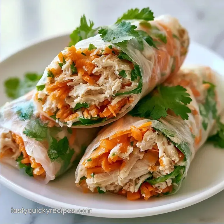 High-Protein Low Calorie Rice Paper Wraps