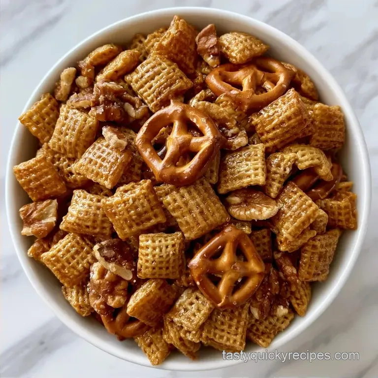 Homemade Chex Mix Recipe: Shatter Crisp