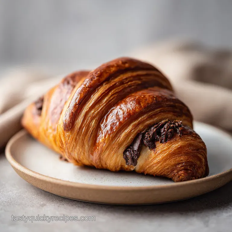Chocolate Croissants: Buttery and Flaky