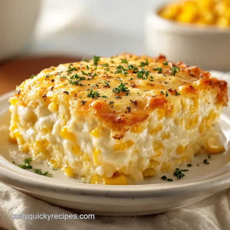 Homemade Corn Casserole Recipe: Silky Custard