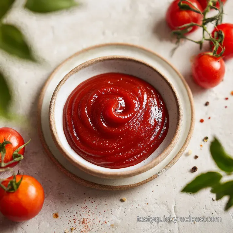 Homemade Heinz Copycat Ketchup: Tangy and Thick