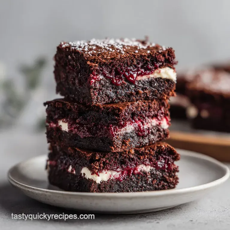 Red Velvet Brownies: Fudgy and Rich