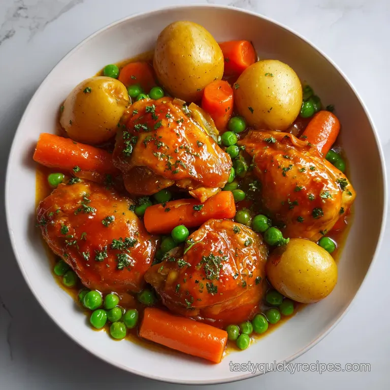 Slow Cooker Drop Dinners: Honey Garlic Chicken