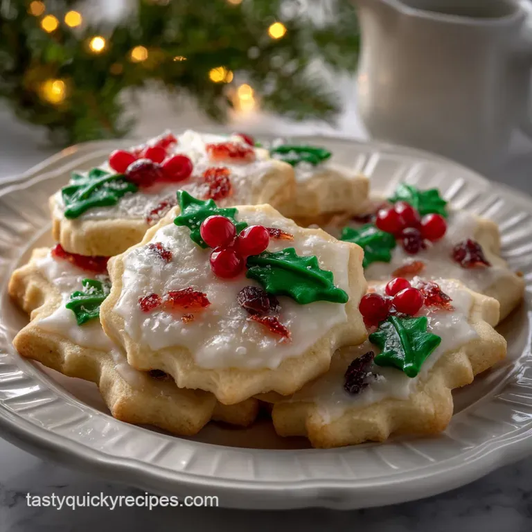 Christmas Cookies: the Best Jolly Holly Cut-Out Recipe presentation