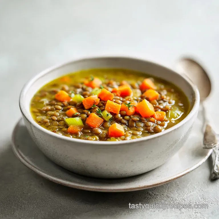 Lentil Soup: Hearty Budget-Friendly & One-Pot