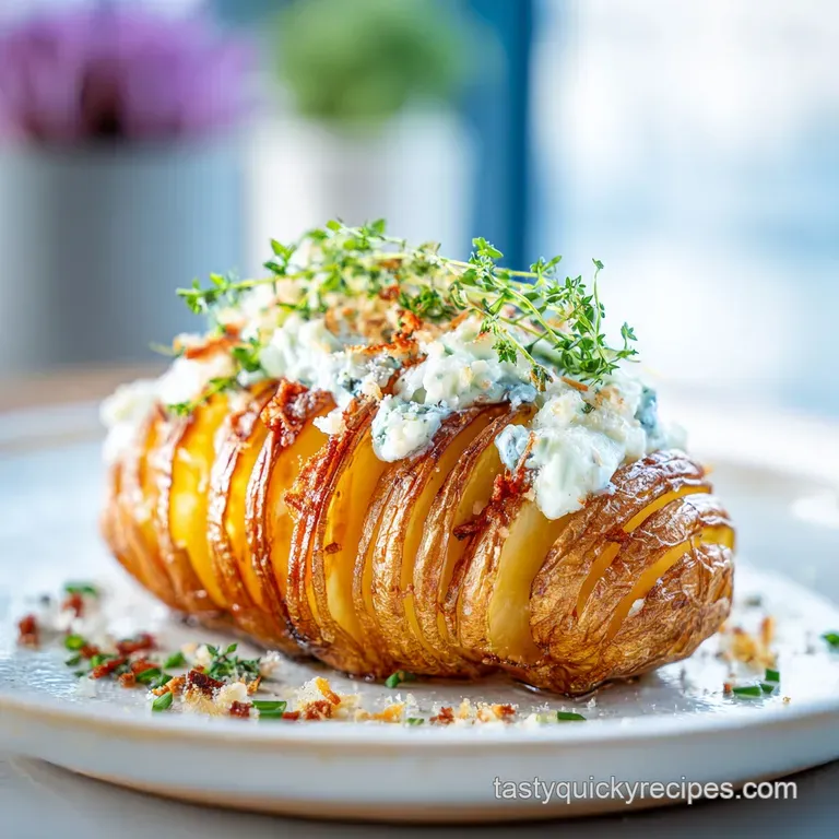 Warm, creamy potato dip artfully scooped onto a rustic wooden board with chives scattered.