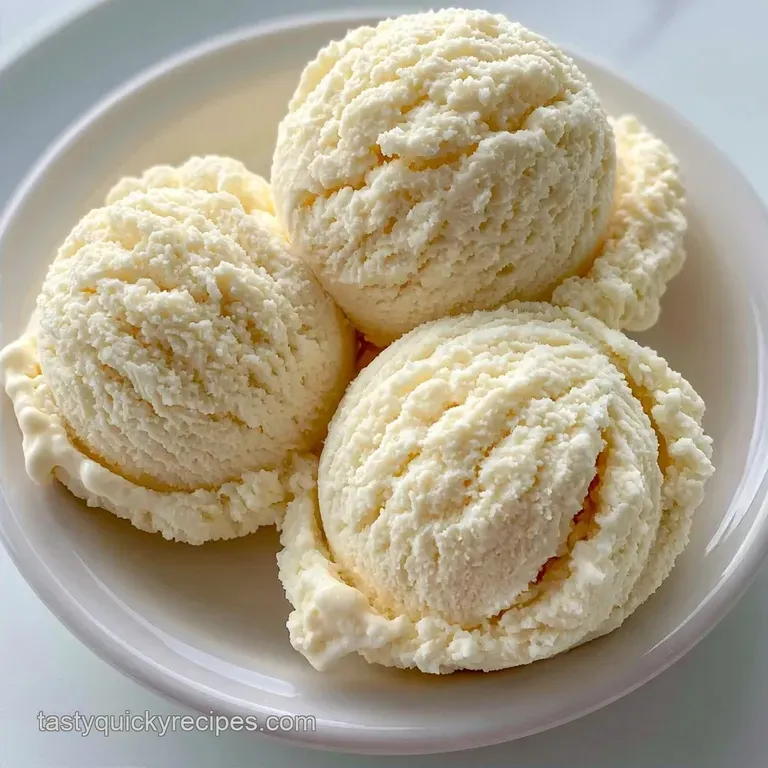 Milk Cream Ice Cream in 10 Minutes