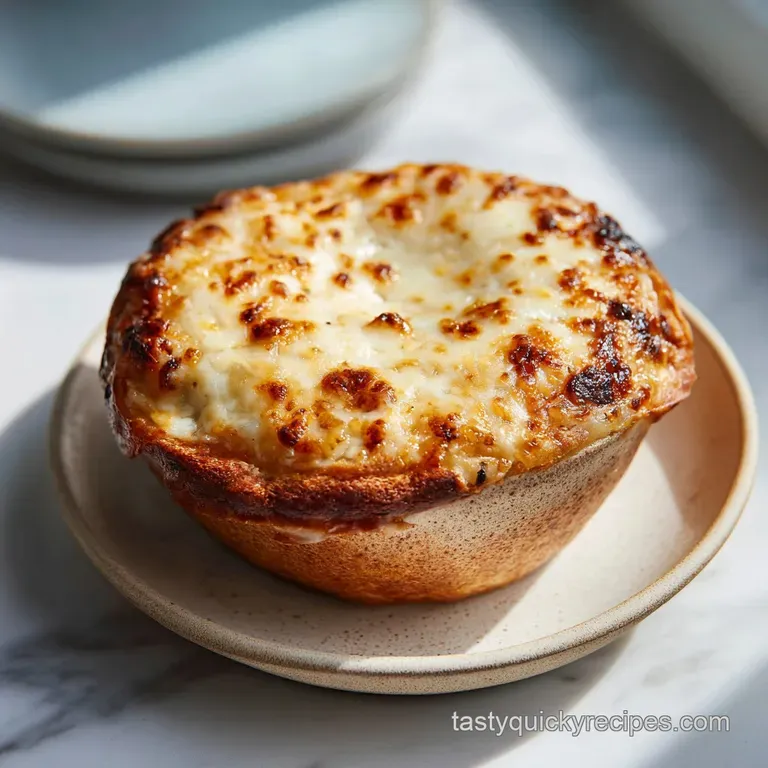 A slice of meatball pie, showcasing tender meatballs and rich sauce on a rustic plate.