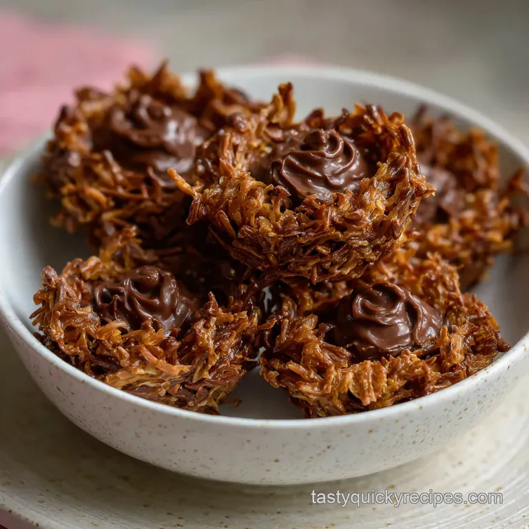 Haystacks: Crunchy No-Bake Chocolate Nests