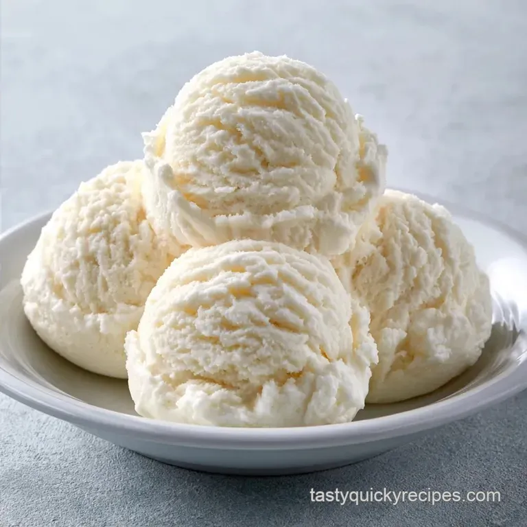 No Churn Vanilla Ice Cream with Condensed Milk