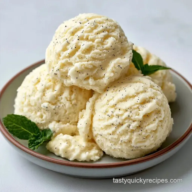 Vanilla Ice Cream Without Ice Cream Maker