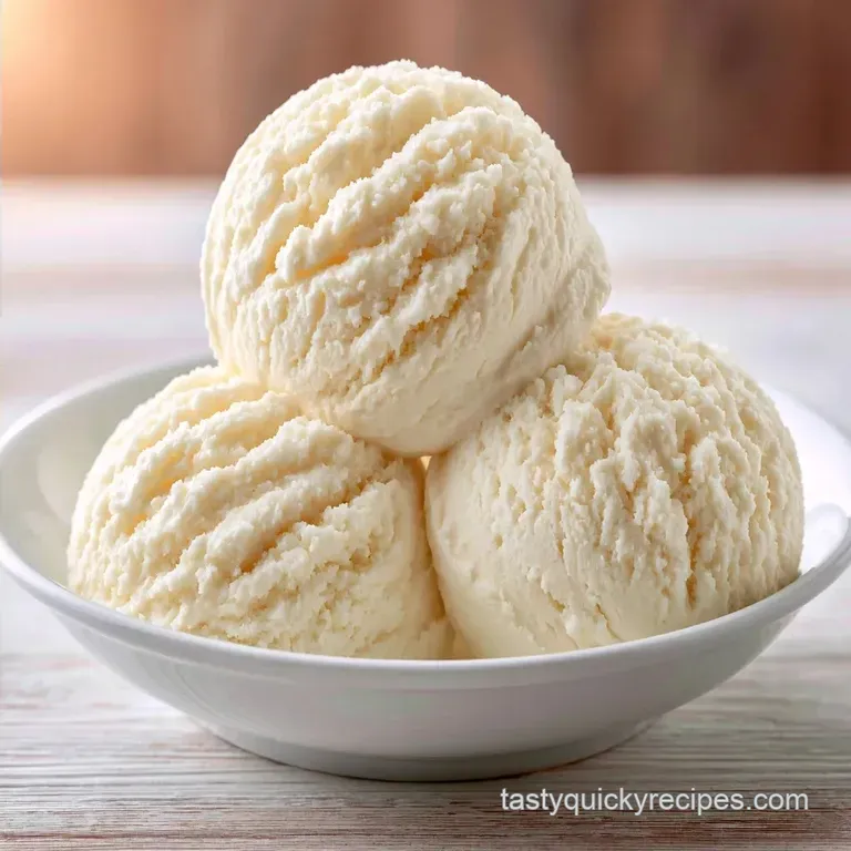 Velvety Vanilla Ice Cream: No Machine Required