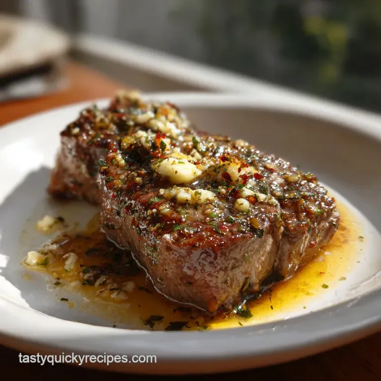 Garlic Butter Steak: NYE Dinner Idea at Home