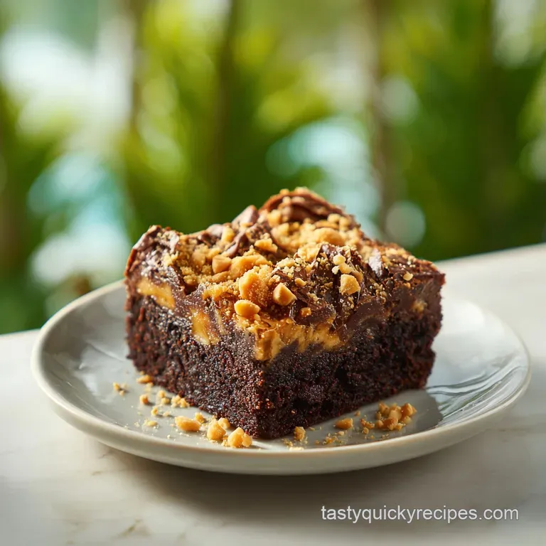 Outrageous Snickers Brownies: Rich and Velvety