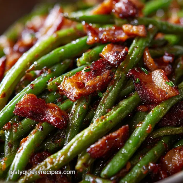 Crack Green Beans with Bacon: The Sticky Sweet and Smoky Oven Recipe