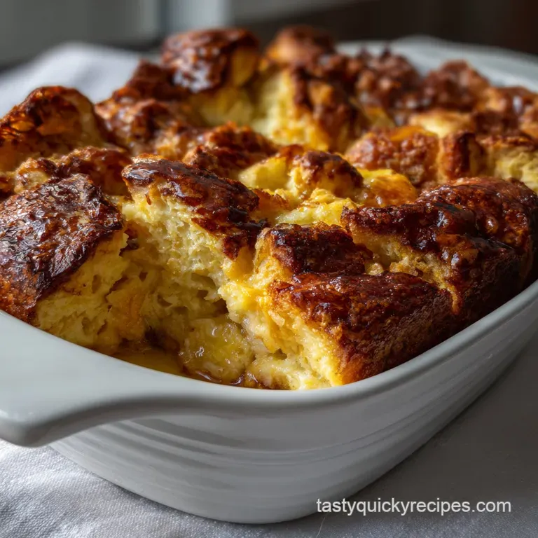 French Toast Casserole: Overnight Baked Brioche