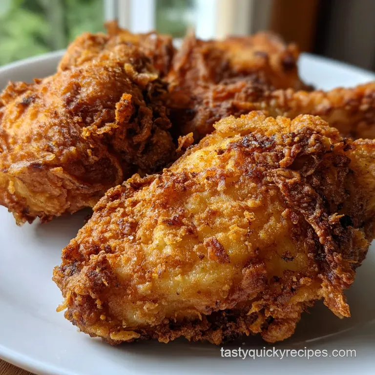 Perfectly browned chicken cutlets, artfully arranged on a plate with vibrant green vegetables. A delicious, simple, yet so...