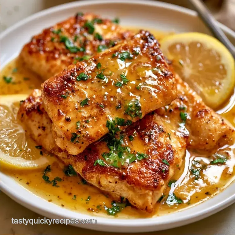 Crispy Pan Fried Red Snapper with Lemon Butter