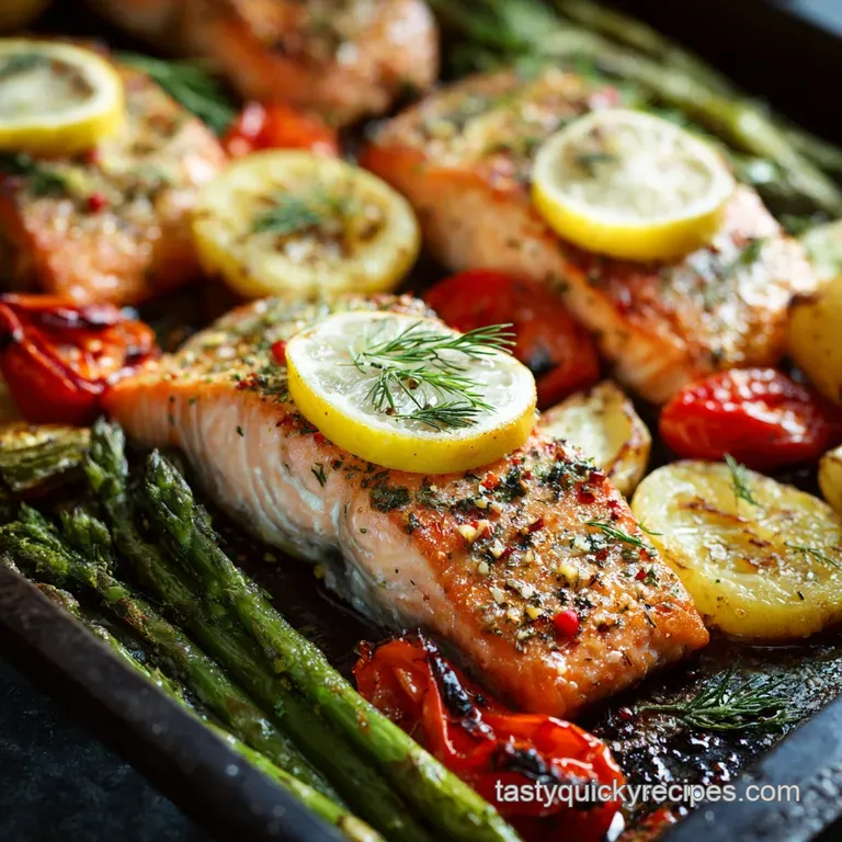 PCOS Friendly Recipes: Easy Sheet Pan Salmon Dinner