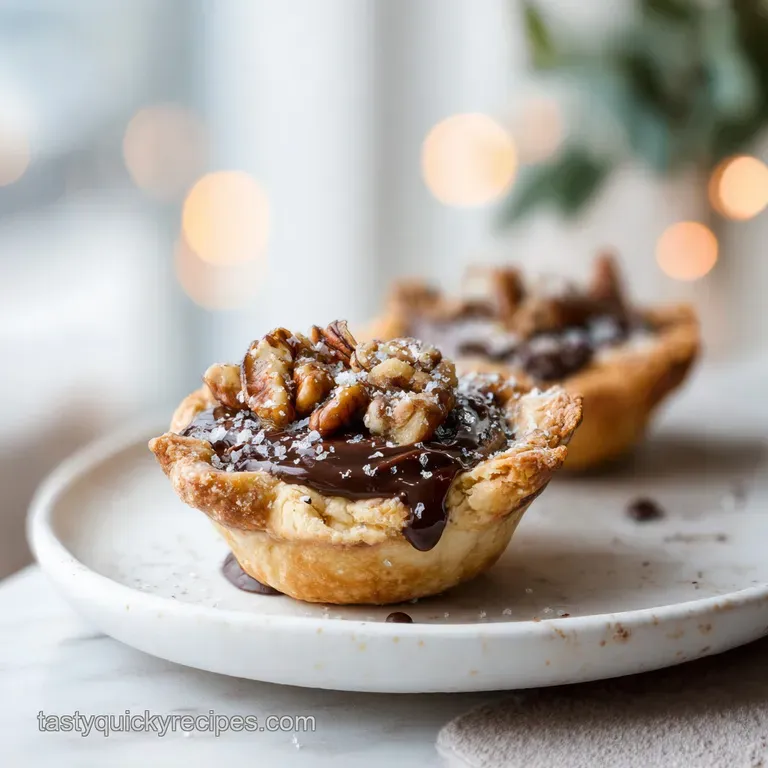 Pecan Lace Cup with Chocolate Filling