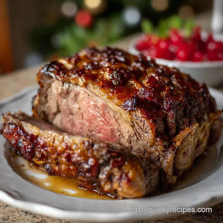 Bonein Rib Roast: The Majestic Christmas Cracker Recipe
