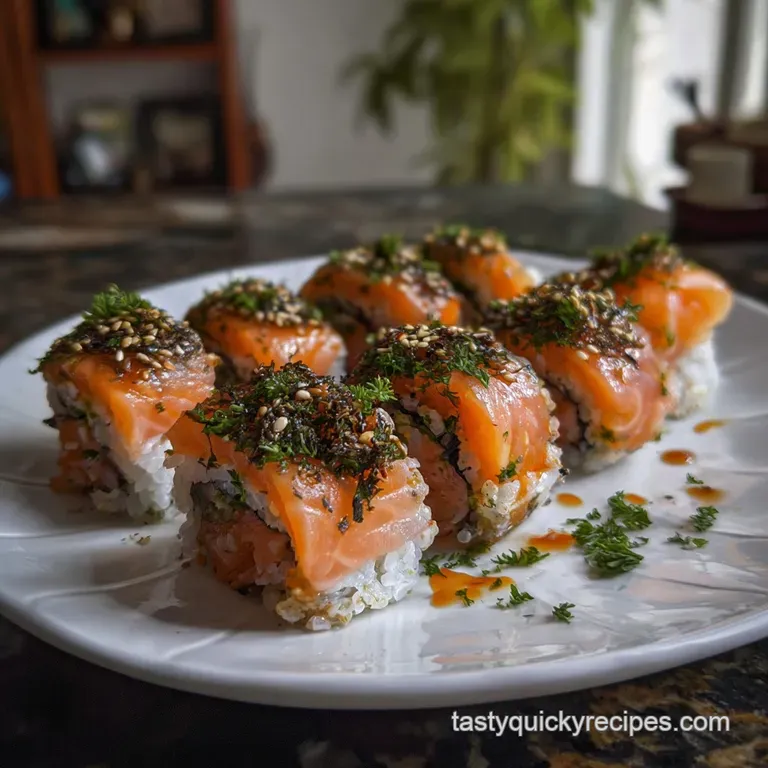 The Ultimate Kosher for Pesach Sushi Recipe presentation