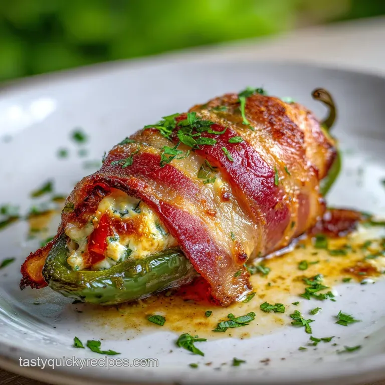 Plated chicken breast glistening with melted cheese and jalape&ntilde;os, paired with vibrant green cilantro and charred lime wedge.