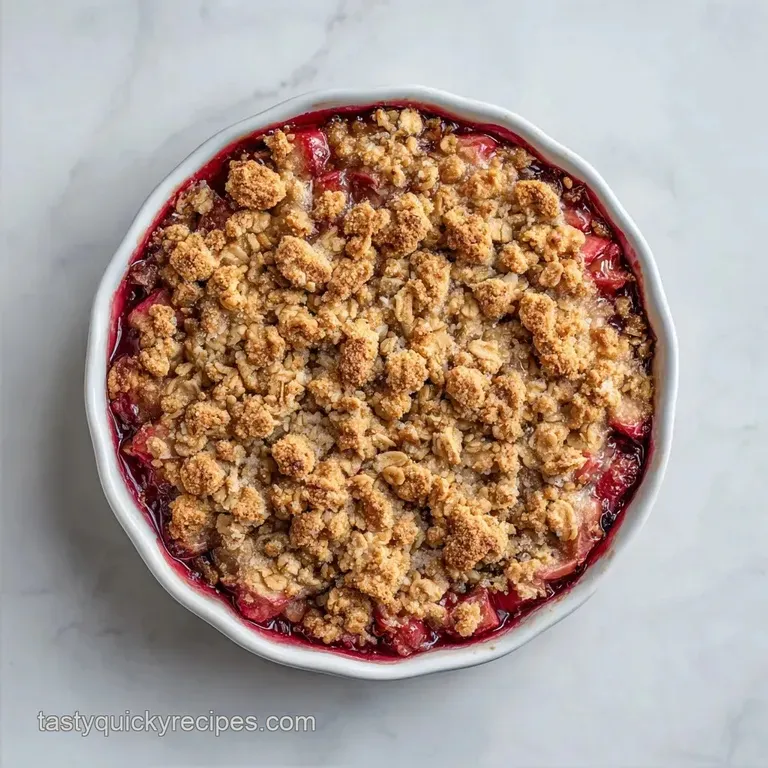 Quick Spring Rhubarb Dessert: Tart and Buttery