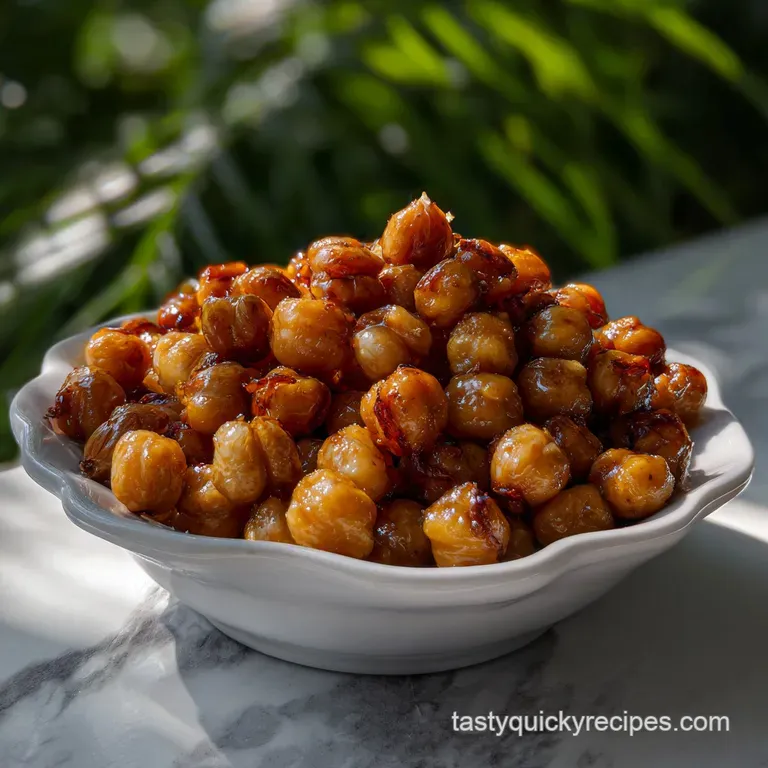 Healthy Snack with Roasted Chickpeas