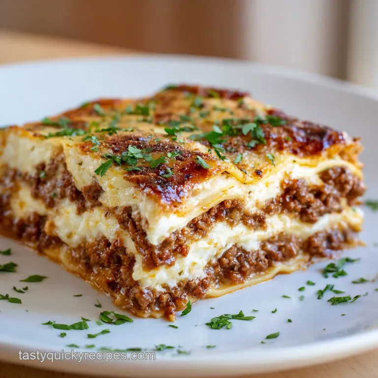 San Giorgio Lasagna: The Proper Sunday Roast Classic Beef Ricotta