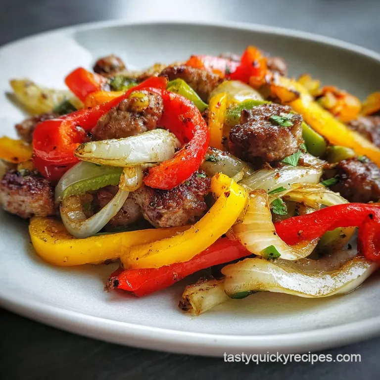 Ground Sausage Recipe with Peppers: One-Pan Sizzle