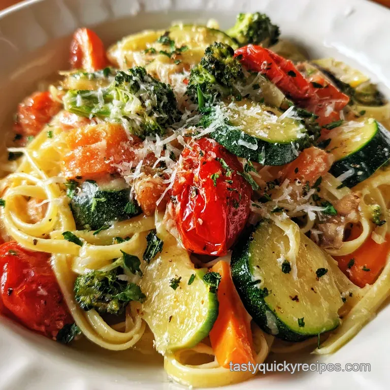 Pasta Primavera Recipe: Velvety Vegetable Noodles